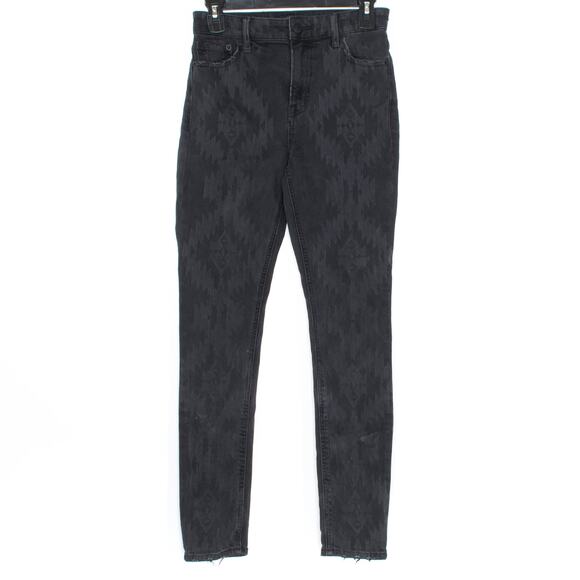 Lucky Brand x Pendleton Womens Jeans Bridgette Skinny Black Size 00 24 LD - Picture 1 of 2